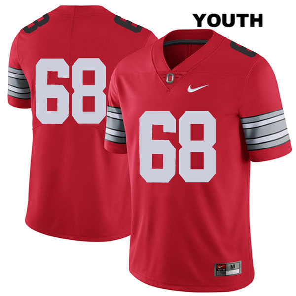 Ohio State Buckeyes Youth Zaid Hamdan #68 Red Authentic Nike 2018 Spring Game No Name College NCAA Stitched Football Jersey WZ19P42OH